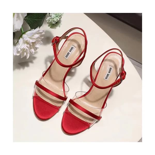 Miumiu 2019 Ladies High Heel Sandal - 미우미우 2019 여성… - 1