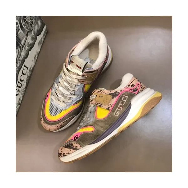 Gucci 2019 Mm/Wm Leather Running Shoes - 구찌 2019 남… - 1