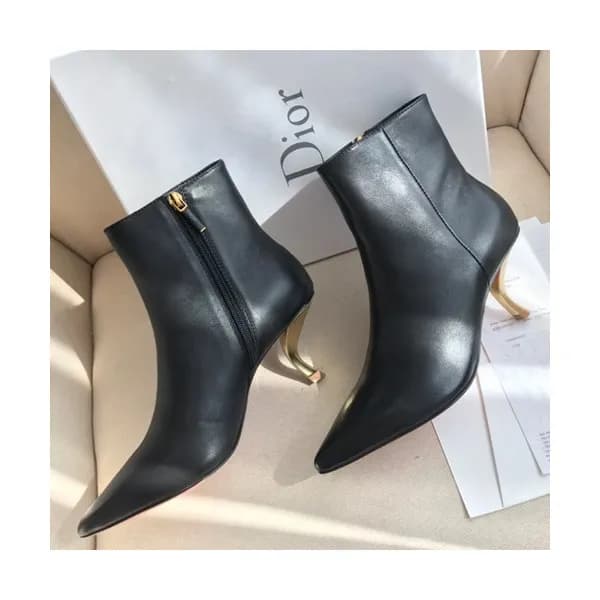 Dior 2019 Ladies Leather Middle Heel Boots - 디올 20… - 1