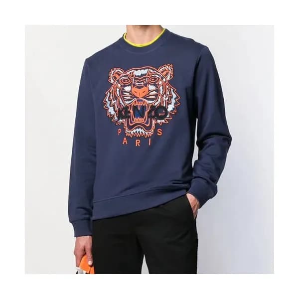 Kenzo Mens Tiger Sweatshirts - 겐조 2019 남성 타이거 맨투맨 … - 1