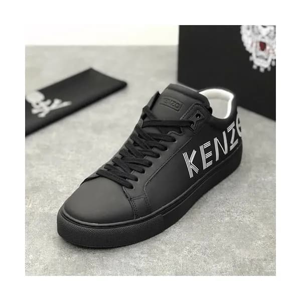 Kenzo 2019 Mens Leather Sneakers - 겐조 2019 남성용 레더 … - 1