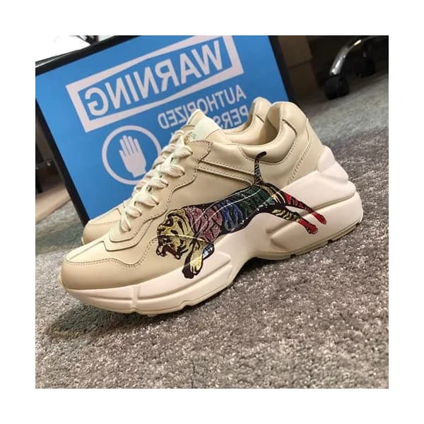 Gucci 2019 Mm/Wm Leather Sneakers - 구찌 2019 남여공용 레… - 1