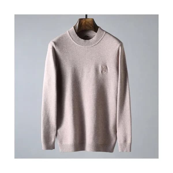 Burberry 2019 Mens Retro Logo Crew - neck Sweater … - 1