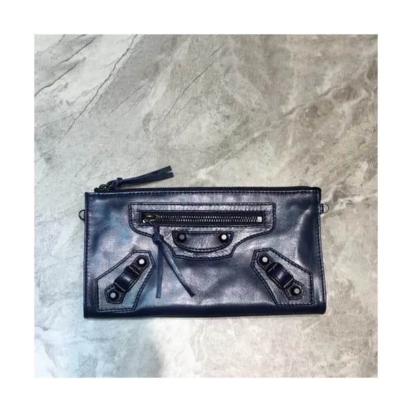 Balenciaga 2019 Leather Clutch Bag / Shoulder Cros… - 1