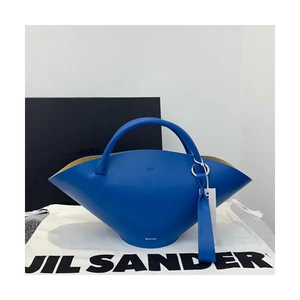 Jil Sander 2019 Sombrero Leather Small Tote Bag,42… - 1