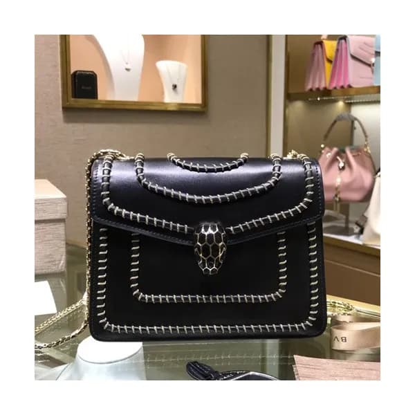 Bvlgari 2019 Serpenti Chain Shoulder Bag,20CM - 불가… - 1