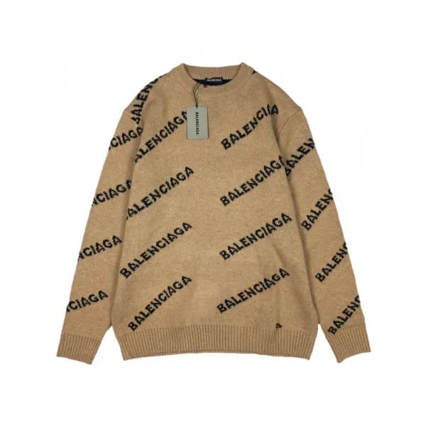 Balenciaga 2019 Mm/Wm Logo Crew - neck Sweater - 발… - 1