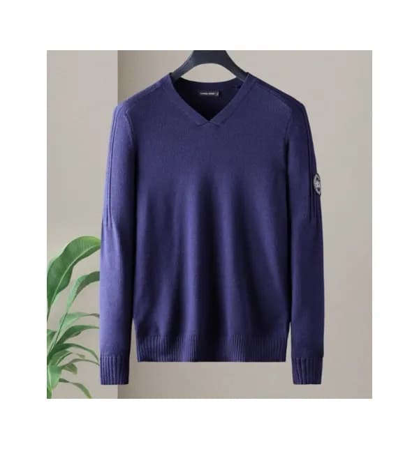 Canada goose 2019 Mens Patch Logo Casual Wool Swea… - 1