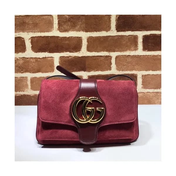 Gucci 2019 Arli Suede Shoulder Bag,25CM - 구찌 2019 … - 1