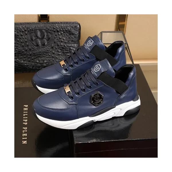 Philipp plein 2020 Mens Leather Sneakers - 필립플레인 … - 1