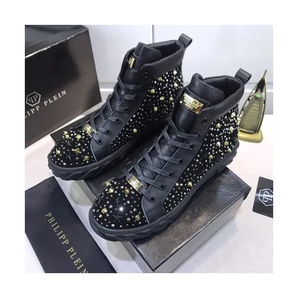 Philipp plein 2020 Mens Leather Sneakers - 필립플레인 … - 1