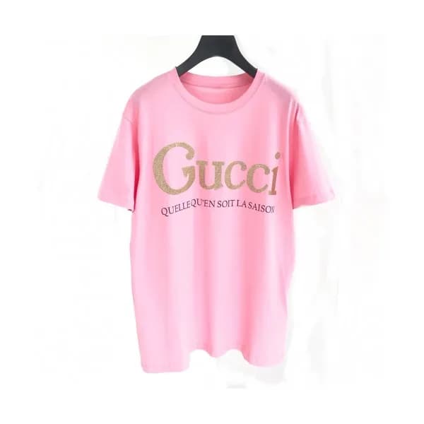 [매장판]Gucci 2020 Mm/Wm Logo Cotton Short Sleeved Ts… - 1