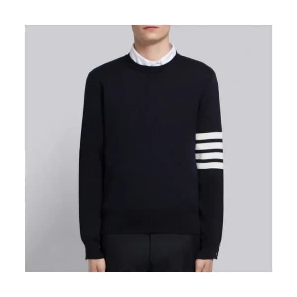 [톰브라운]Thom Browne 2020 Mens Strap Crew-neck Sweate… - 1