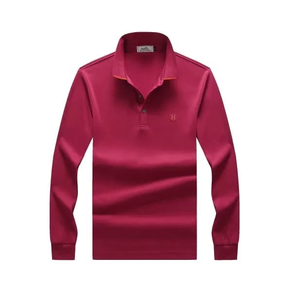 Hermes 2020 Mens Crew-neck Casual Cotton Tshirts- … - 1