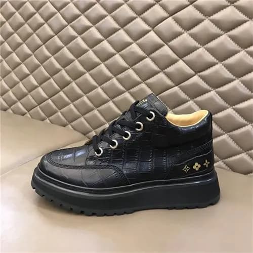 Louis Vuitton 2020 Men's Leather Hike Sneakers… - 1