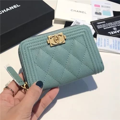 Chanel 2021 Women's Boy Coin purse/Card purse,… - 1