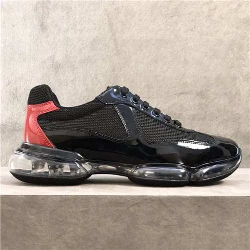 Prada 2021 Men's Leather Sneakers - 프라다 2021 남… - 1