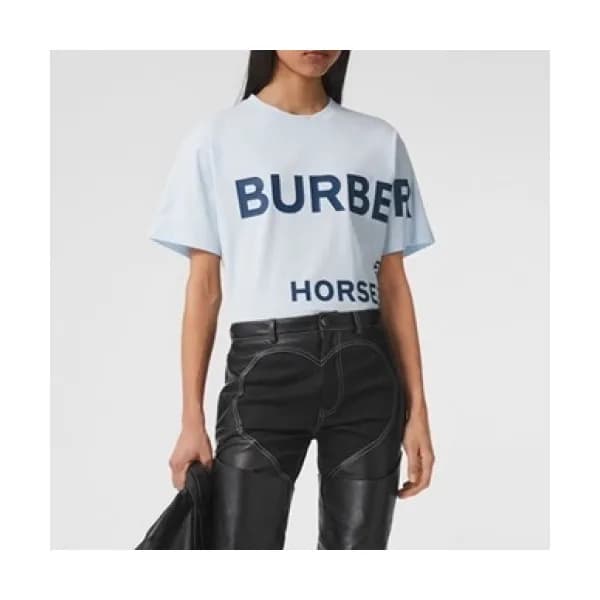 Burberry Mm/Wm Logo Cotton Short Sleeved Tshirts -… - 1