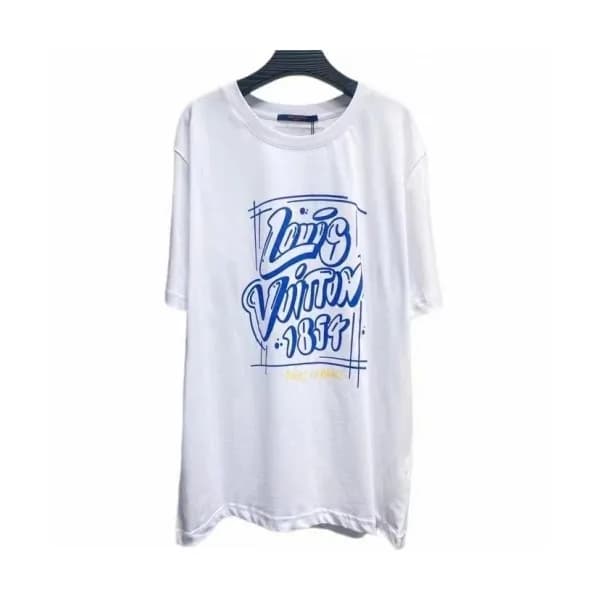Louis vuitton Mm/Wm Logo Short Sleeved Tshirts Wh… - 1