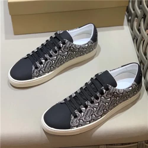 Burberry 2021 Men's Leather Sneakers,BURS0166 … - 1