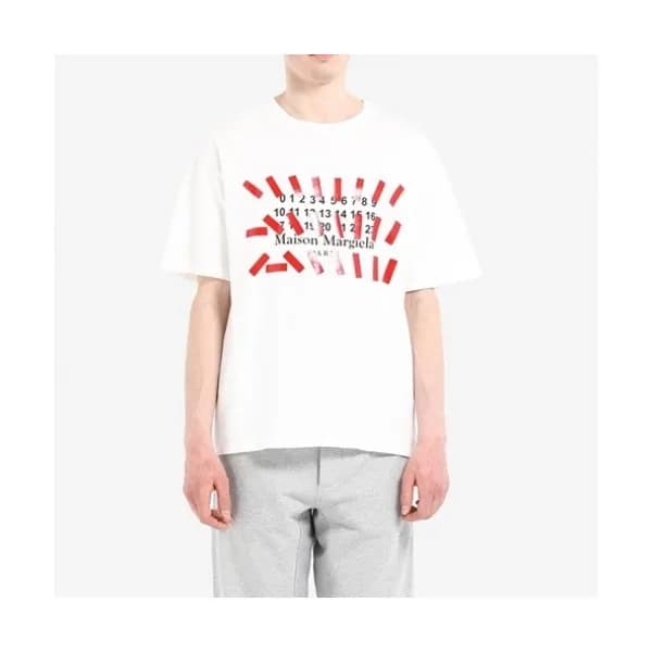 Maison margiela Mm/Wm Deserve Printing Cotton Sho… - 1