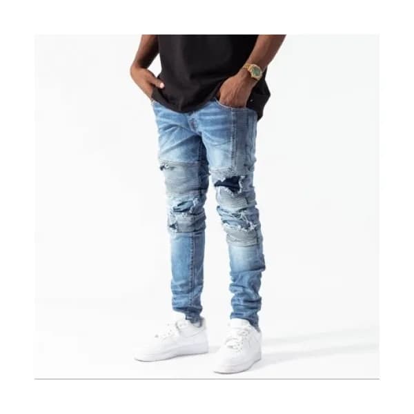 Amiri Mens Trendy Denim Pants Blue - 아미리 2021 남성 … - 1