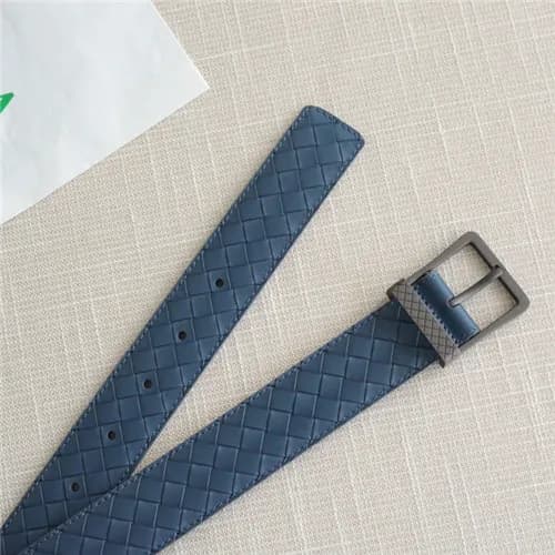 Bottega Veneta 2021 Men's Leather Belt,3.5cm,B… - 1