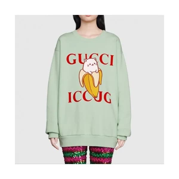 Gucci 2021 Womens Logo Crew-neck Cotton Tshirts M… - 1