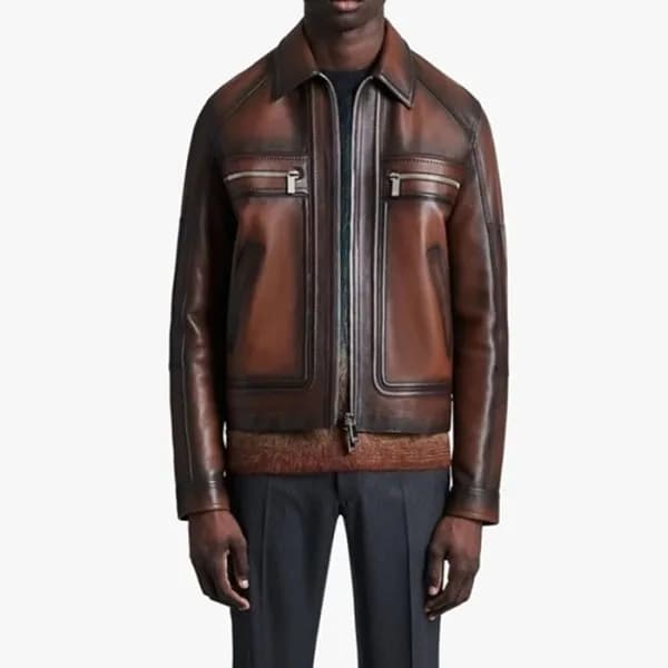 Berluti Mens Leather Jackets - 벨루티 남성 가죽 자켓 - ber4… - 1