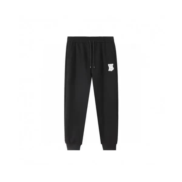 Burberry Mens Logo Casual Training Pants Black - … - 1