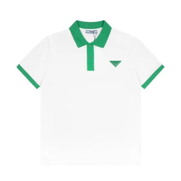 프라다 남성 화이트 폴로 반팔티 - Mens White Tshirts - Pra02652x - 1
