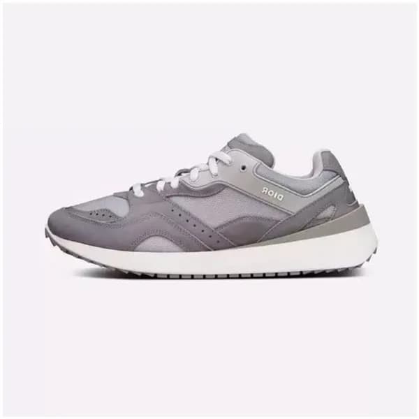 디올 남/녀 오블리크 그레이 스니커즈 - Unisex Gray Sneakers - dio0… - 1