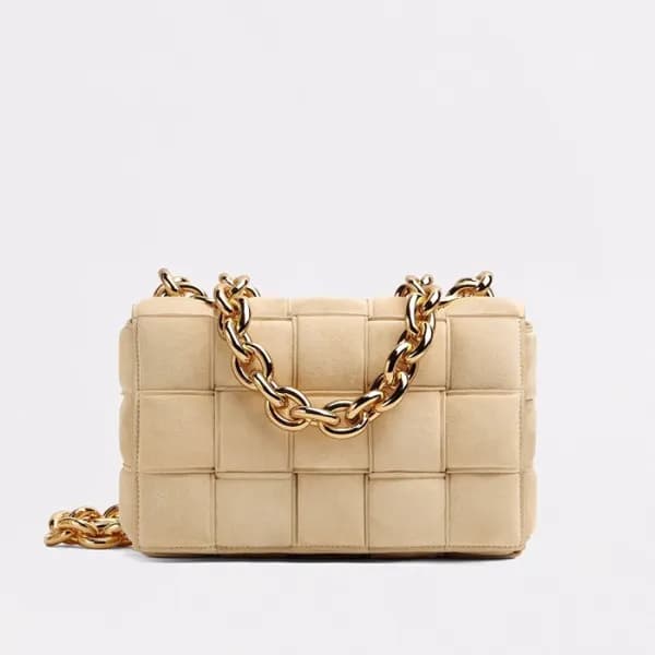 보테가베네타 여성용 베이지 카세트백 - Womens Beige Cassette Bag - … - 1