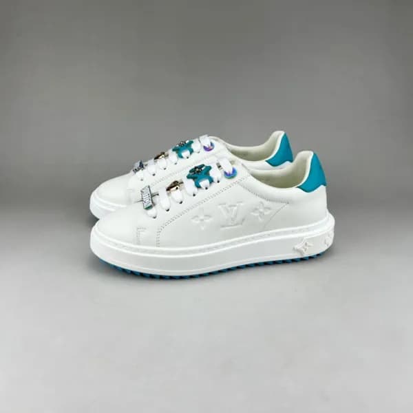 루이비통 남/녀 화이트 스니커즈 - Mens Unisex Sneakers - lou0503… - 1