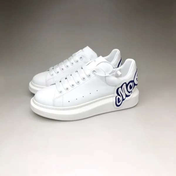 알렉산더맥퀸 남/녀 화이트탭 스니커즈 - Unisex White Sneakers - alx… - 1
