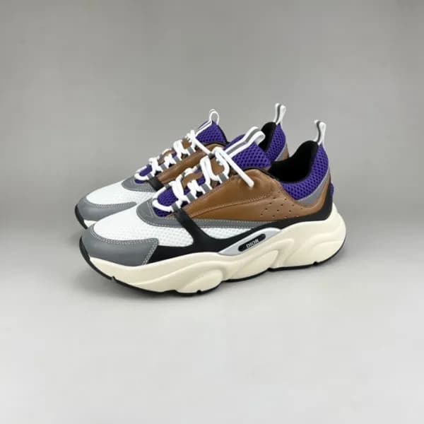 디올 남성 캐쥬얼 브라운 스니커즈 - Mens Brown Sneakers - dio0196… - 1