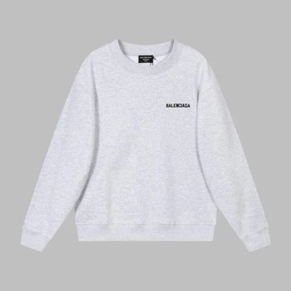 발렌시아가 남성 캐쥬얼 그레이 맨투맨 - Mens Gray Tshirts - bal0164… - 1