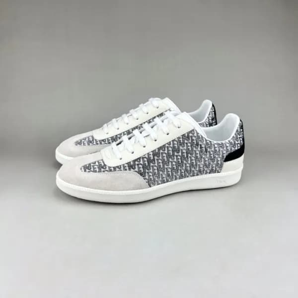 디올 남성 캐쥬얼 그레이 스니커즈 - Mens Gray Sneakers - dio02040… - 1