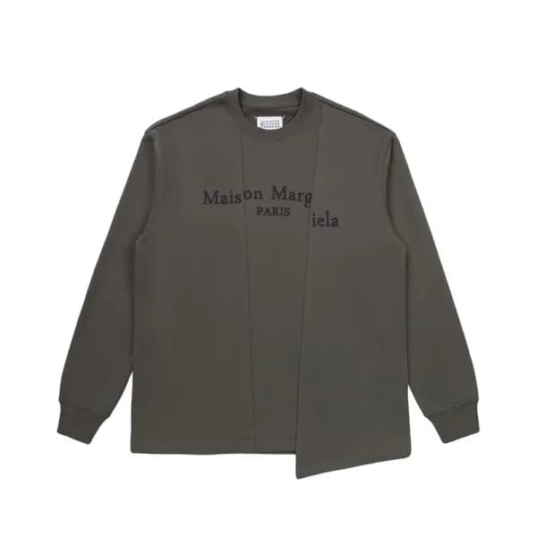 메종 마르지엘라 남성 모던 그레이 맨투맨 - Maison Margiela Mens Gra… - 1