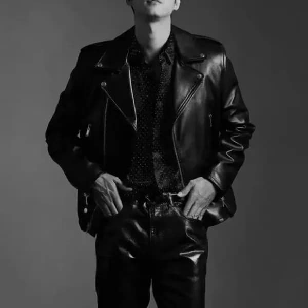 입생로랑 남성 블랙 가죽 자켓 - Saint Laurent Mens Black Jacket… - 1