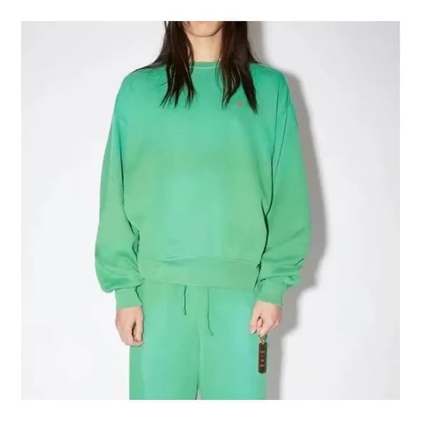 아크네 남/녀 그린 크루넥 맨투맨 - Acne Unisex Green Tshirts - a… - 1