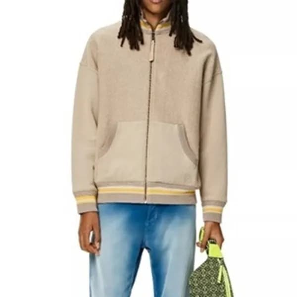 로에베 남성 카멜 집업 맨투맨 - Loewe Mens Camel Tshirts - loe0… - 1