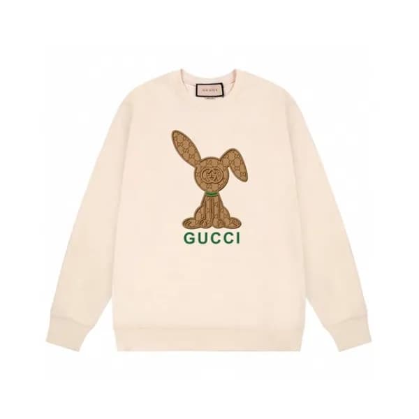 구찌 남성 베이직 아이보리 맨투맨 - Gucci Mens Ivory Tshirts - Gu… - 1