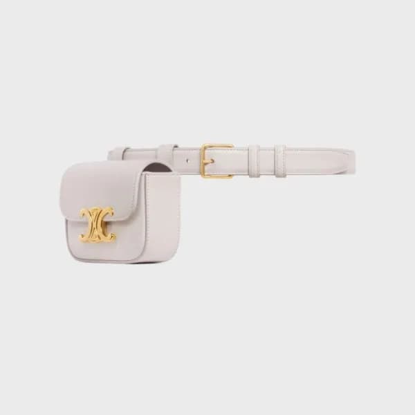 셀린느 여성 화이트 힙색 - Celine Womens White Hip Sack - ce1… - 1