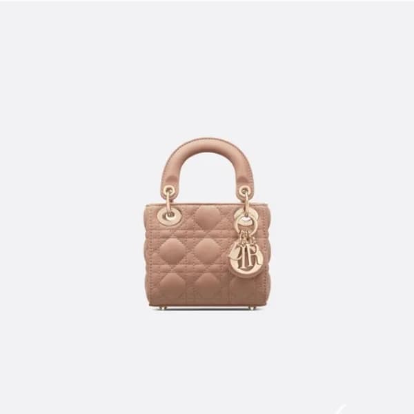 디올 여성 베이지 레이디백 - Dior Womens Beige Lady Bag - di40… - 1
