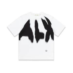 알릭스 남성 트렌디 화이트 반팔티 - ALYX Mens White Short sleeved…