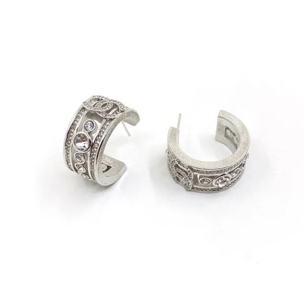 샤넬 여성 화이트 골드 이어링 - Chanel Womens White Gold Earri… - 1