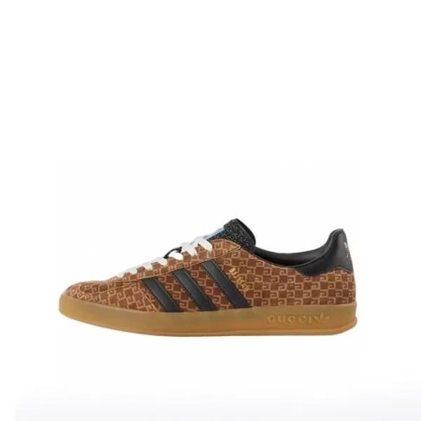 구찌 남/녀 브라운 스니커즈 - Gucci Unisex Brown Sneakers- gu8… - 1