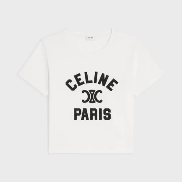 셀린느 여성 화이트 반팔티 - Celine Womens White Tshirts - ce1… - 1
