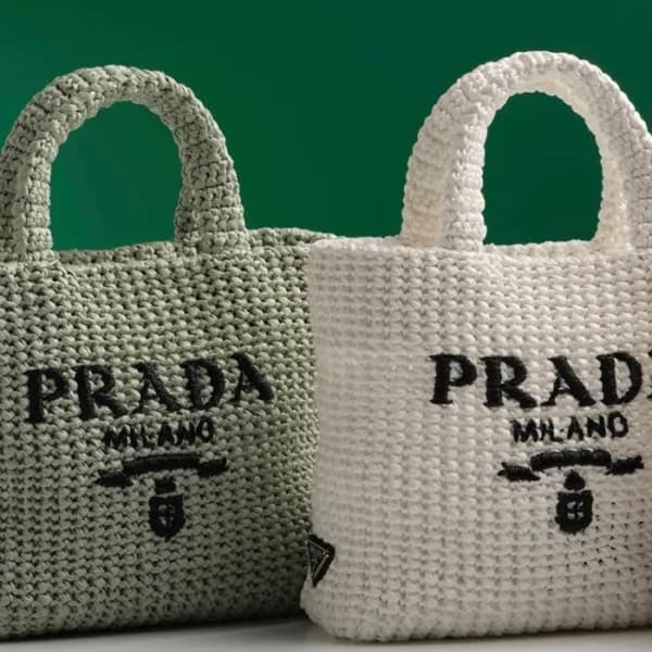 프라다 여성 화이트 토트백 - Prada Womens White Tote Bag - pr8… - 1